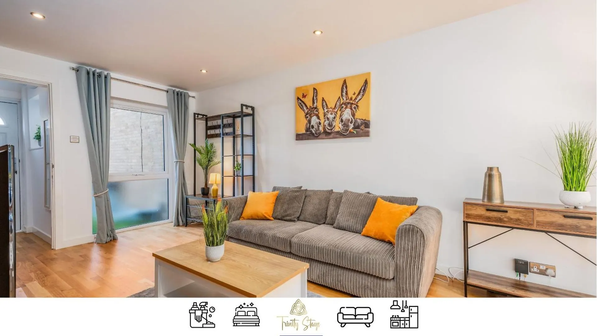شقة Modern Spacious 4 Bedroom 3 Bathroom House By Trinity Stays Short Term Lets & Serviced Accommodation Cambridge